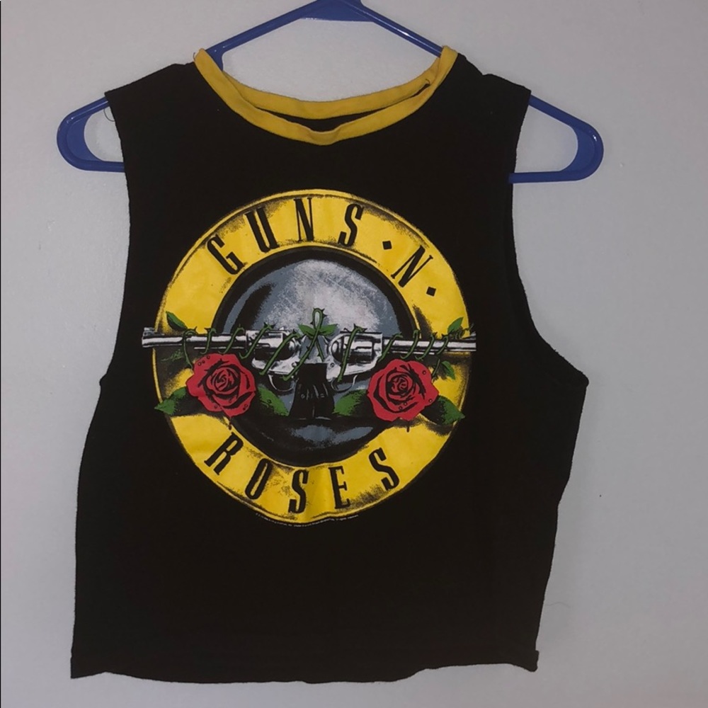 Guns N Roses Crop Tank